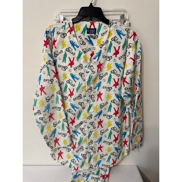 Vintage ELVIS PRESLEY PAJAMA 2ps set cotton s-m - Picture 1 of 6